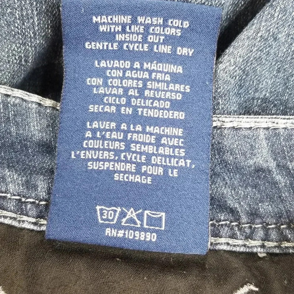 Seven 7 Boot cut Size 10 Women's Blue Denim Jeans - Picture 10 of 10